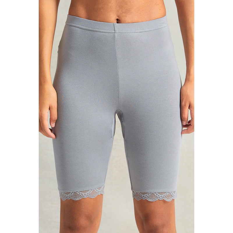 women Grey Comfort Short Base Layer Bottom