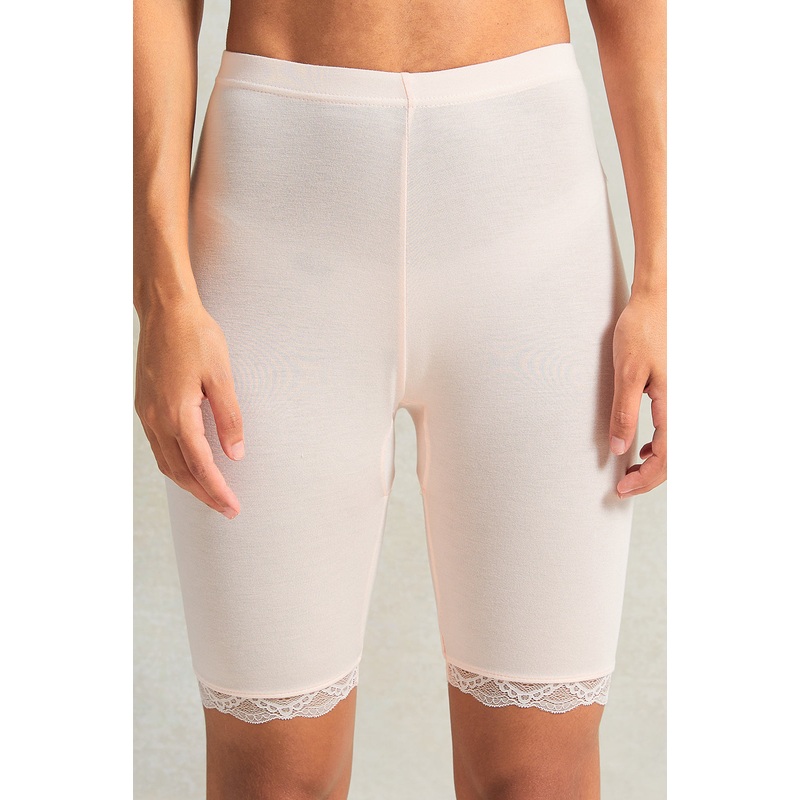 women Pink Comfort Short Base Layer Bottom