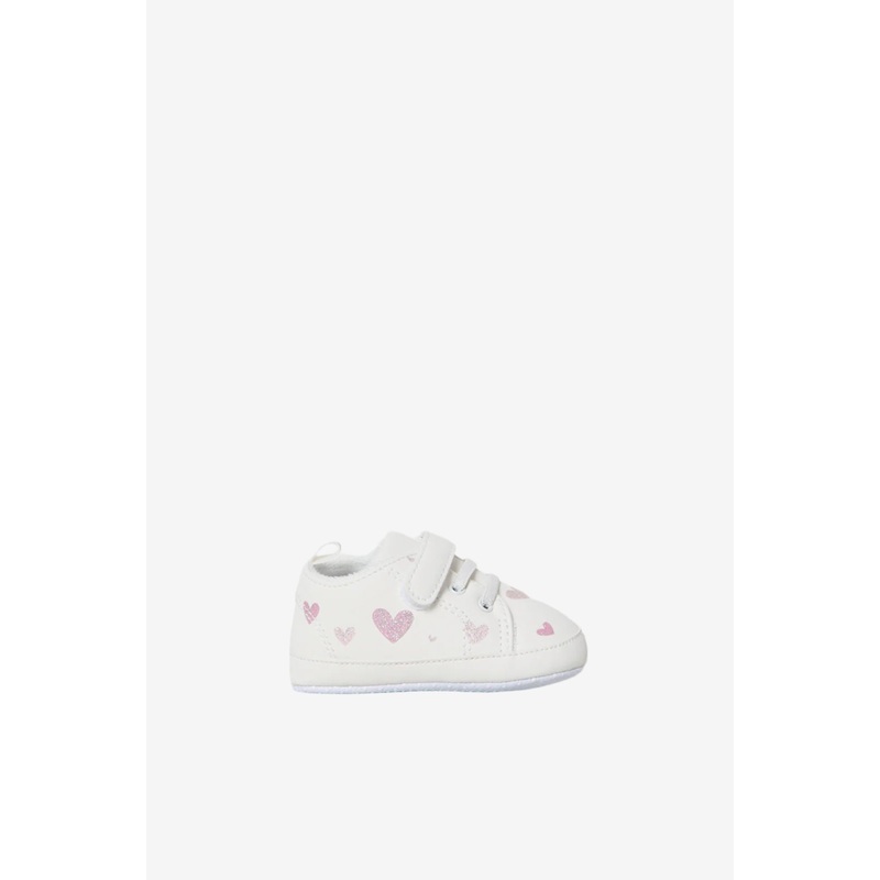Baby White Pram Shoes|0-6 Months|6-12 Months|12-18 Months