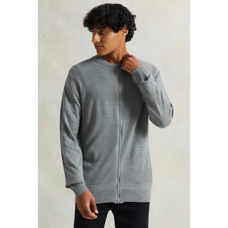 Men Grey Solid Sweater|Small|Medium|Large|X-Large|XX-Large
