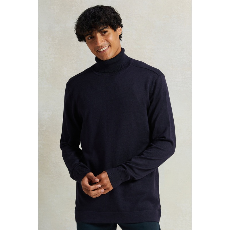Men Navy Solid Pullover|Small|Medium|Large|X-Large|XX-Large