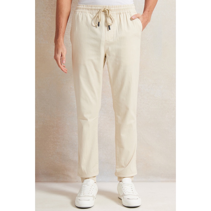 Men Beige Jogger Pants|Small|Medium|Large|X-Large|XX-Large