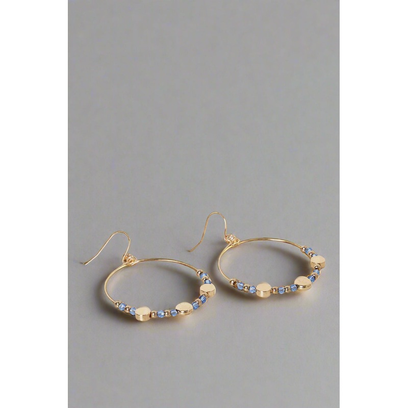 Women Gold Hoop Earringa