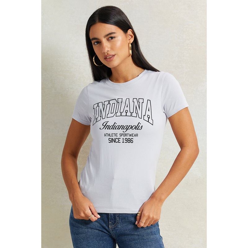 Women White Graphic T-Shirt|UK8|UK10|UK12|UK14|UK16|UK18