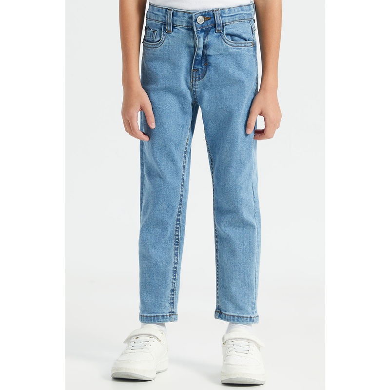 Boys Blue 5 Pocket Jeans|2-3 Years|3-4 Years|4-5 Years|5-6 Years|6-7 Years|7-8 Years