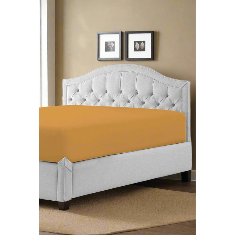 Mustard Fitted Sheet (Twin Size)