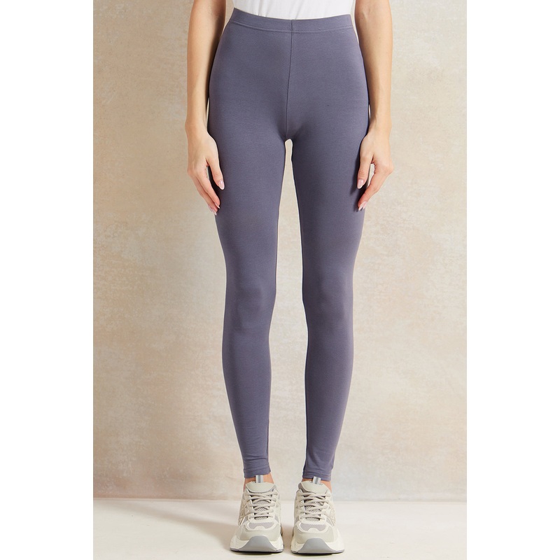 Women Blue Leggings Set (Pack Of 2)