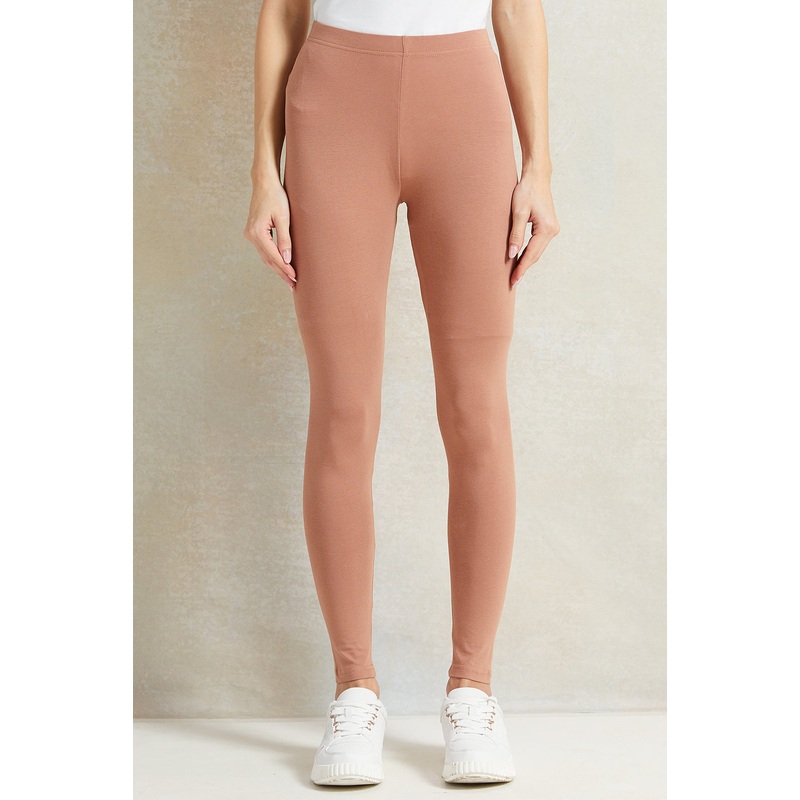 Women Coral Long Length Legging