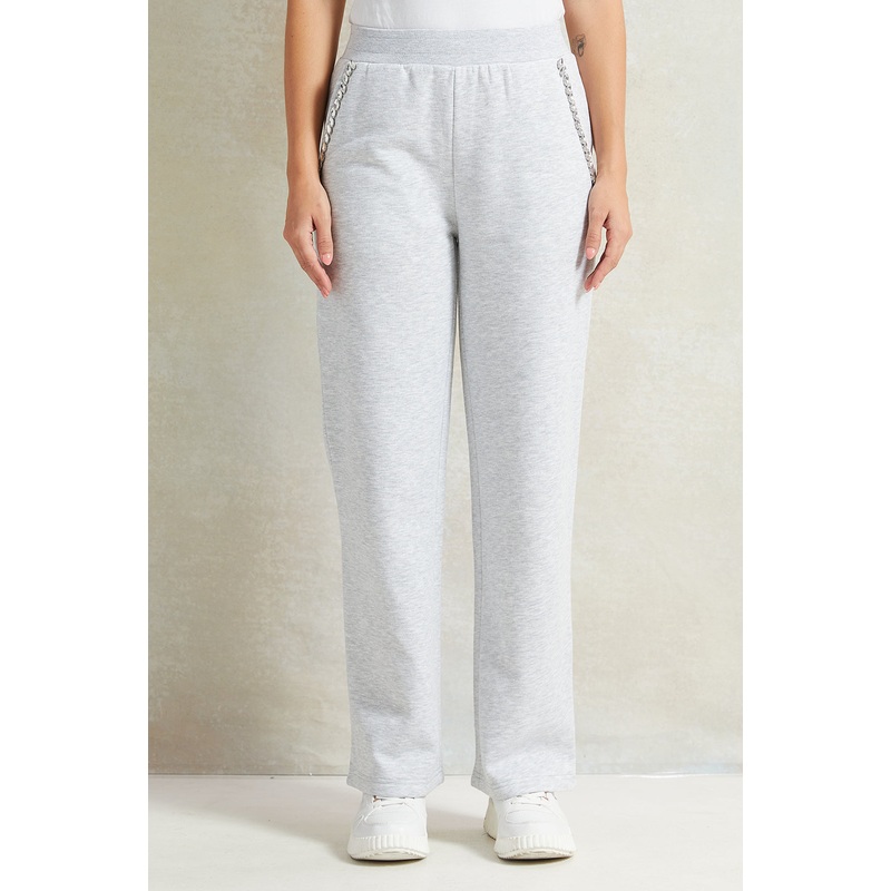 Women Grey Embellished Pants|UK8|UK10|UK12|UK14|UK16|UK18