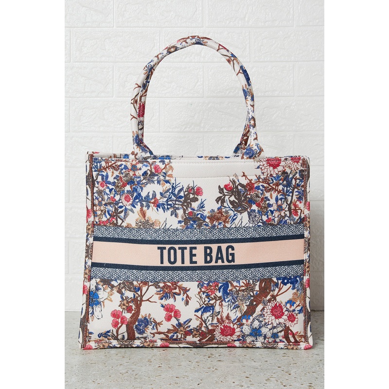 Women Multicolour Printed Tote Bag