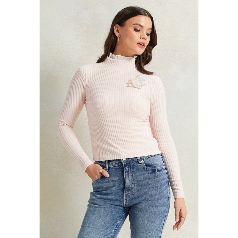Women Pink Long Sleeved Top|UK8|UK10|UK12|UK14|UK16|UK18