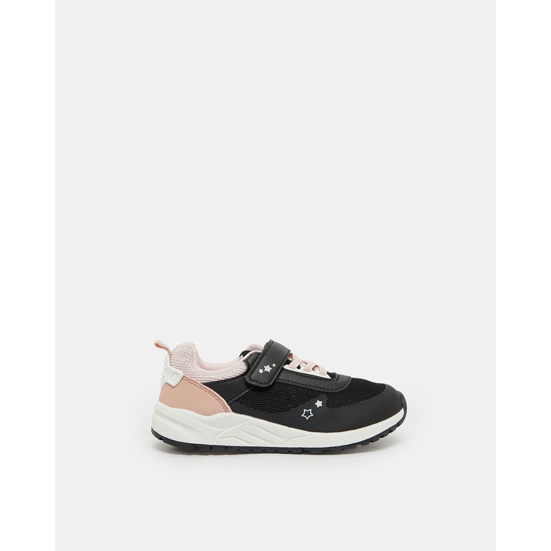 Girls Black Velcro Sneakers|EU25|EU26|EU27|EU28|EU29|EU30