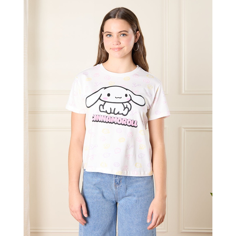 Senior Girls White Cinnamoroll T-Shirt