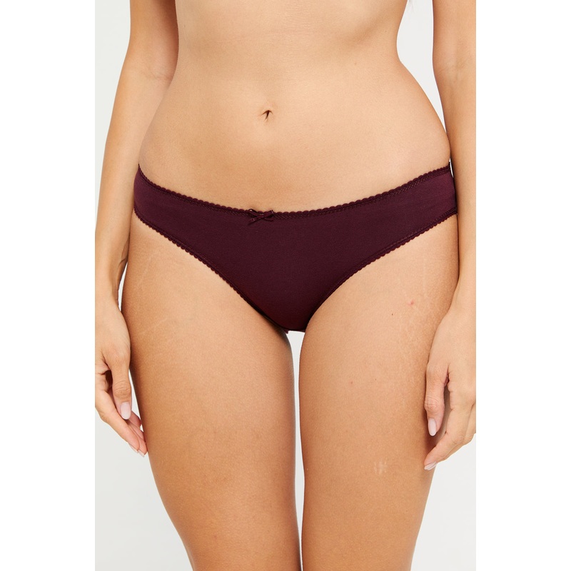 Women Assorted Printed And Solid Bikini Brief Set (Pack of 5)