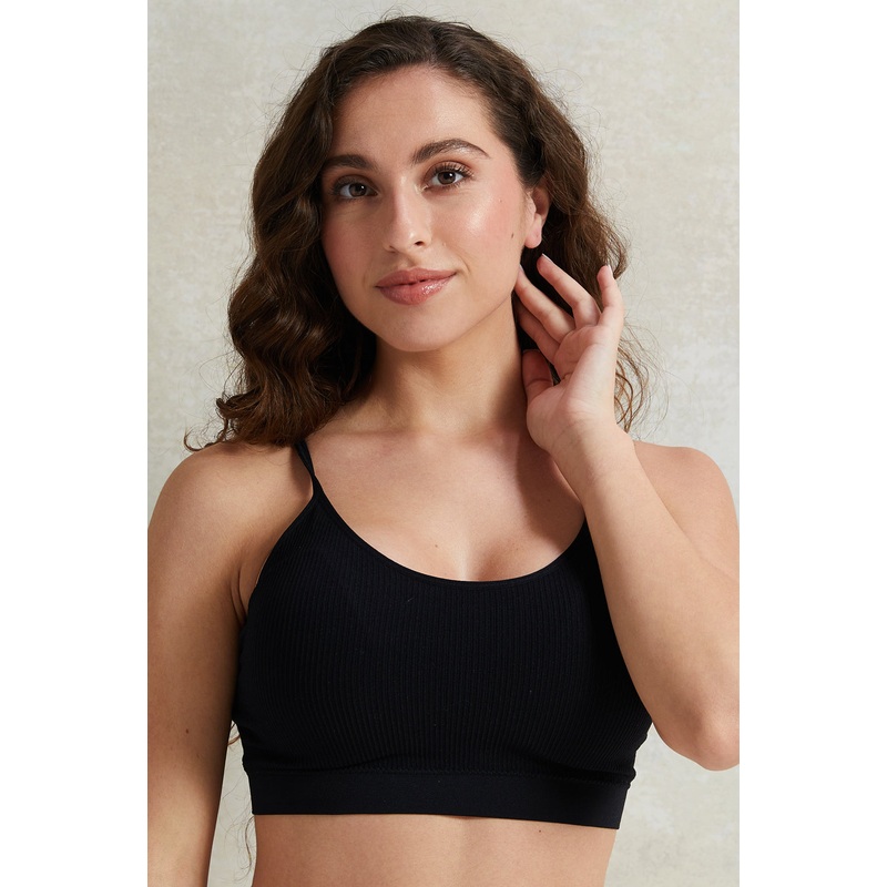 Women Assorted Solid Comfort Bras Set (Pack Of 3)
