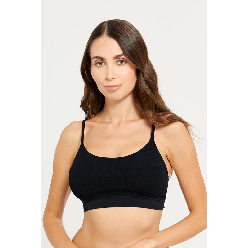 Women Assorted Solid Padded Comfort Bra Set (Pack of 3)