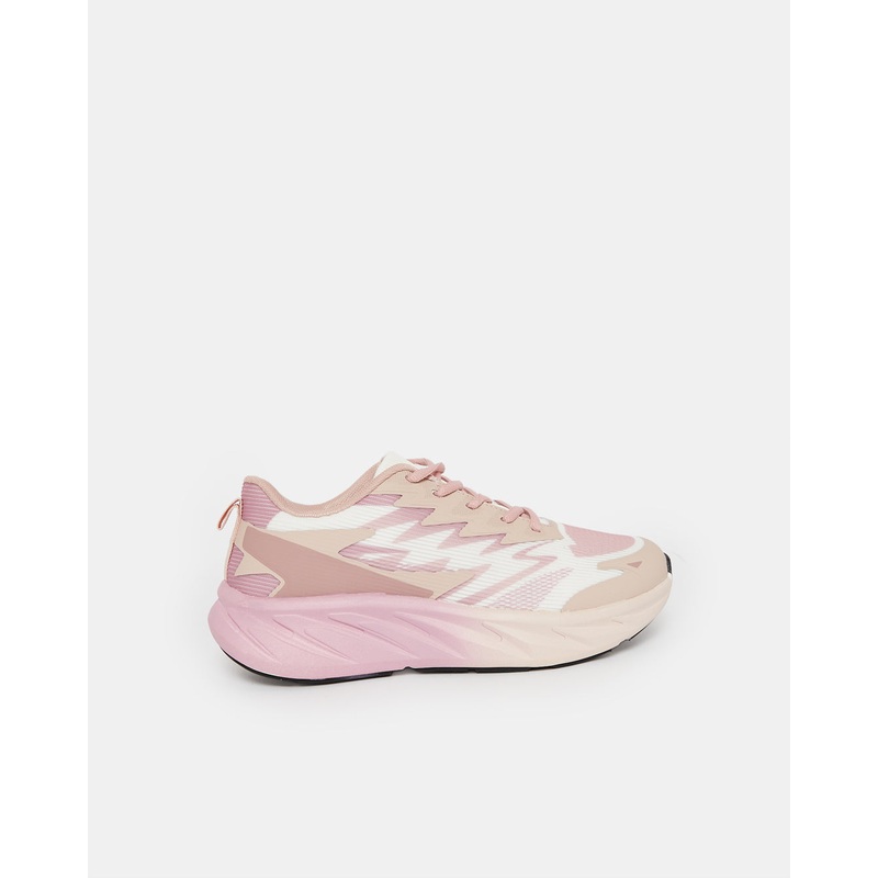 Women Pink Lace-Up Trainer|EU36|EU37|EU38|EU39|EU40|EU41
