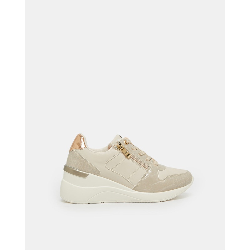 Women Pink Wedge Sneakers|EU36|EU37|EU38|EU39|EU40|EU41
