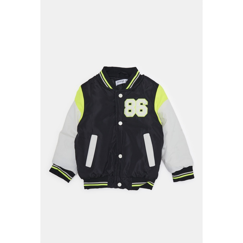 Infant Boys Black And Grey Jacket