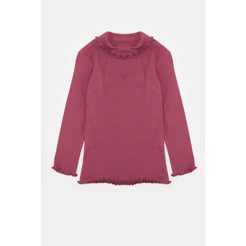 Infant Girls Purple Ripped T-Shirt
