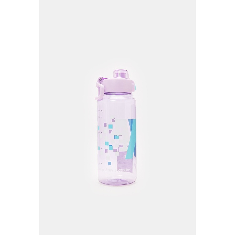 Lilac Print Water Bottle (1000ml)