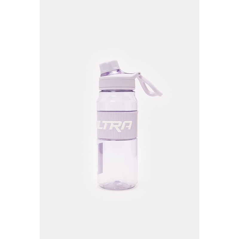 Purple Printed Water Bottle