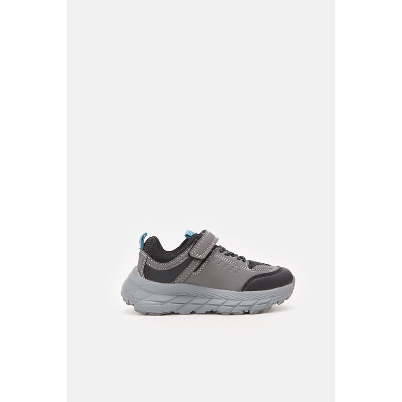 Boys Grey And Black Trekker|EU25|EU26|EU27|EU28|EU29|EU30