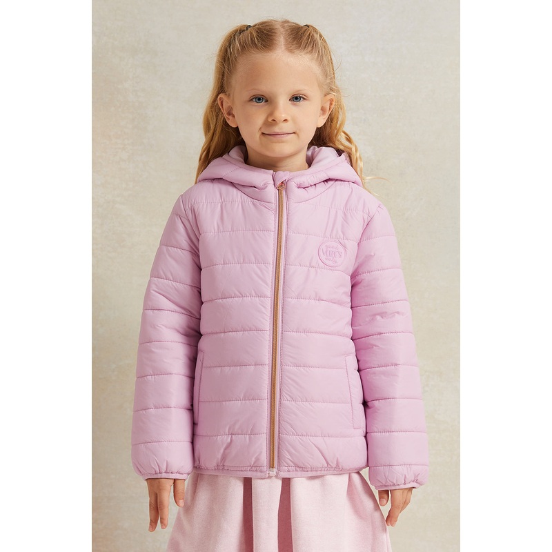Girls Pink Hooded Jacket|2-3 Years|3-4 Years|4-5 Years|5-6 Years|6-7 Years|7-8 Years