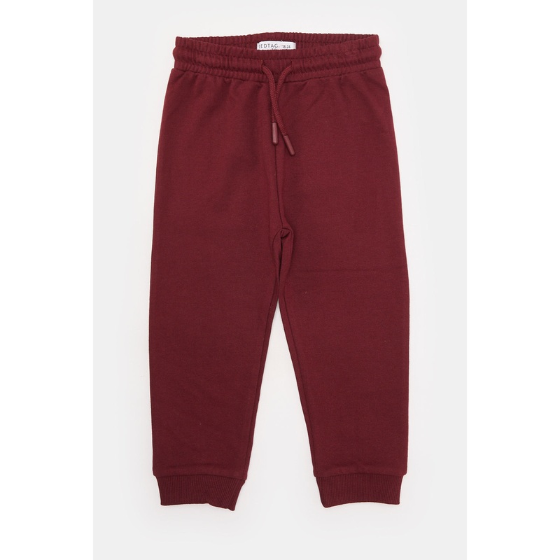 Infant Boys Burgundy Active Pants