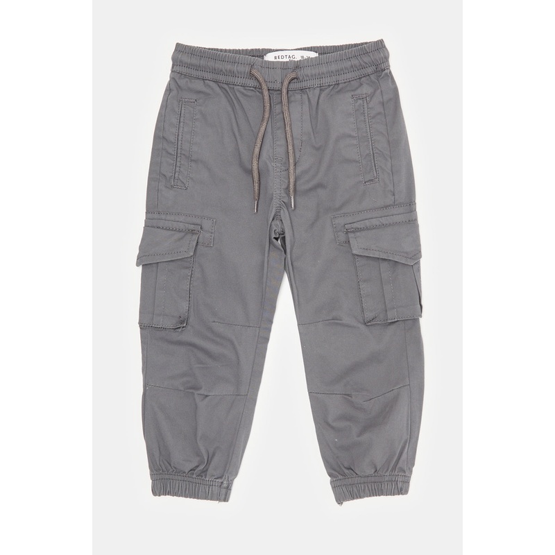 Infant Boys Grey Cargo Jogger|3-6 Months|6-12 Months|12-18 Months|18-24 Months