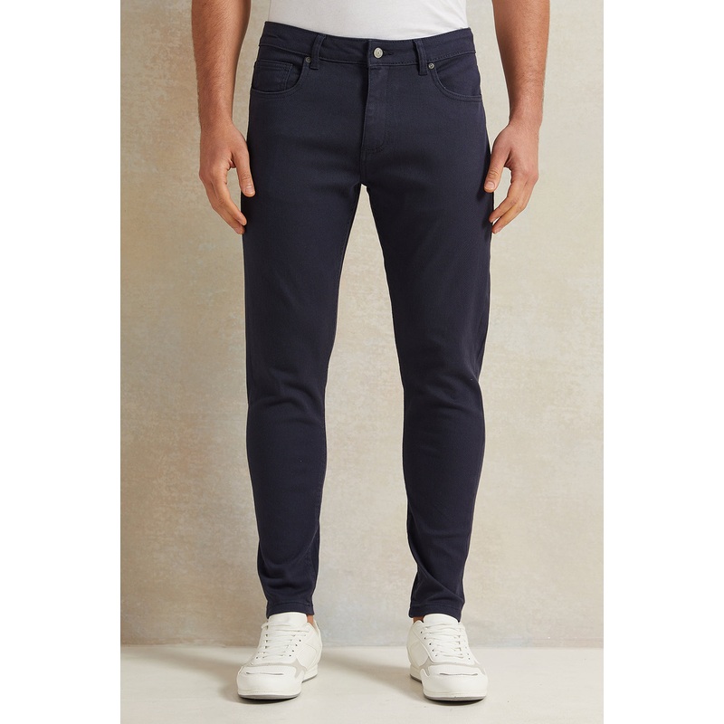 Men Navy Slim Fit Denim Jeans|30 Waist|32 Waist|34 Waist|36 Waist|38 Waist