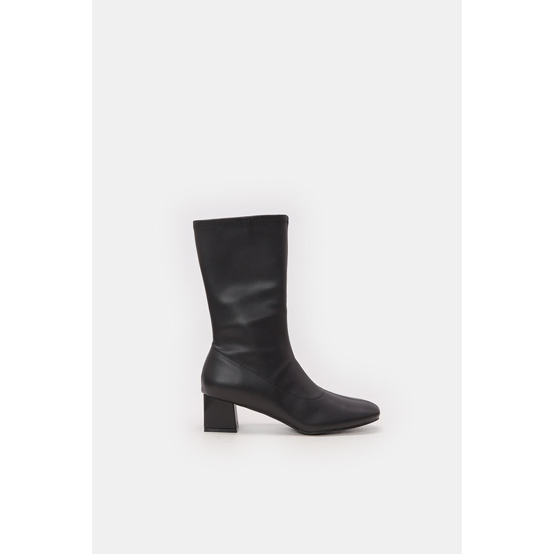 Women Black Stretch Boot|EU36|EU37|EU38|EU39|EU40|EU41