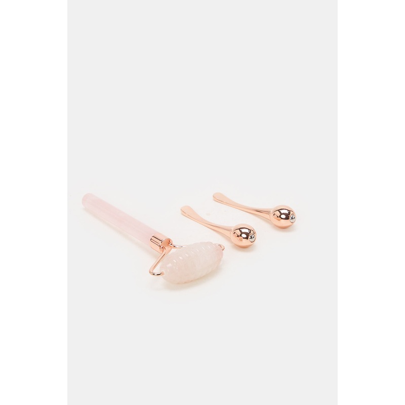 Women Pink Facial Roller Set (Pack of 3)
