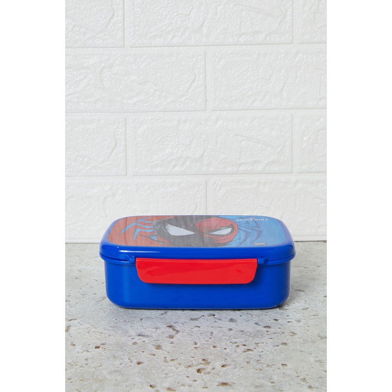 Boys Blue And Red Spider-Man Lunch Box With Inner