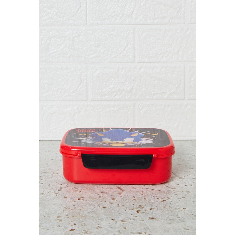 Boys Red Sonic Lunch Box With Inner