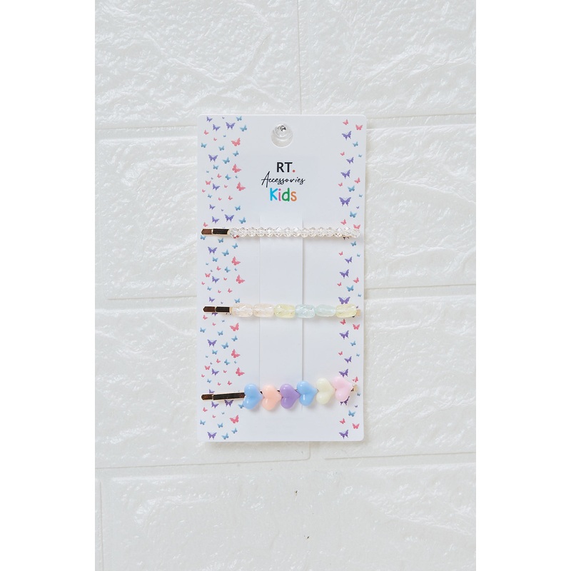 Girls Assorted Hair Clip Set (3 Piece)