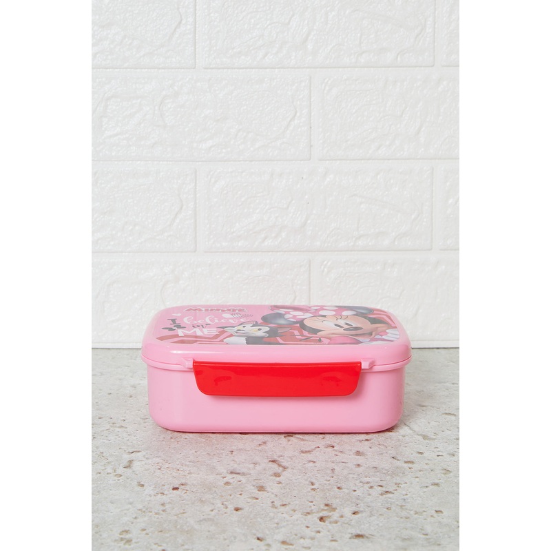 Girls Pink Minnie Mouse Lunch Box With Inner
