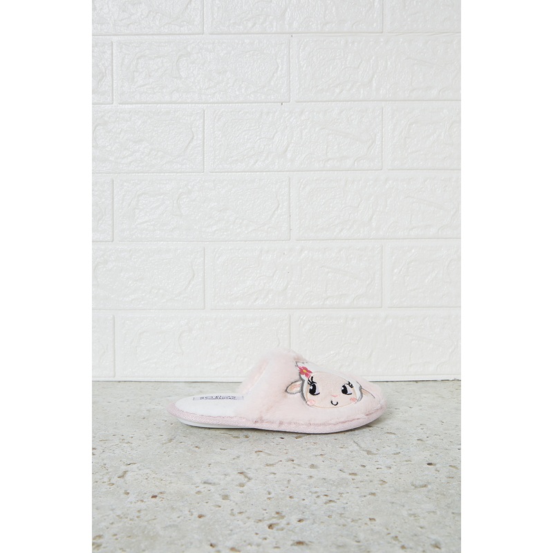 Girls Pink Sheep Face Slipper|Small|Medium|Large