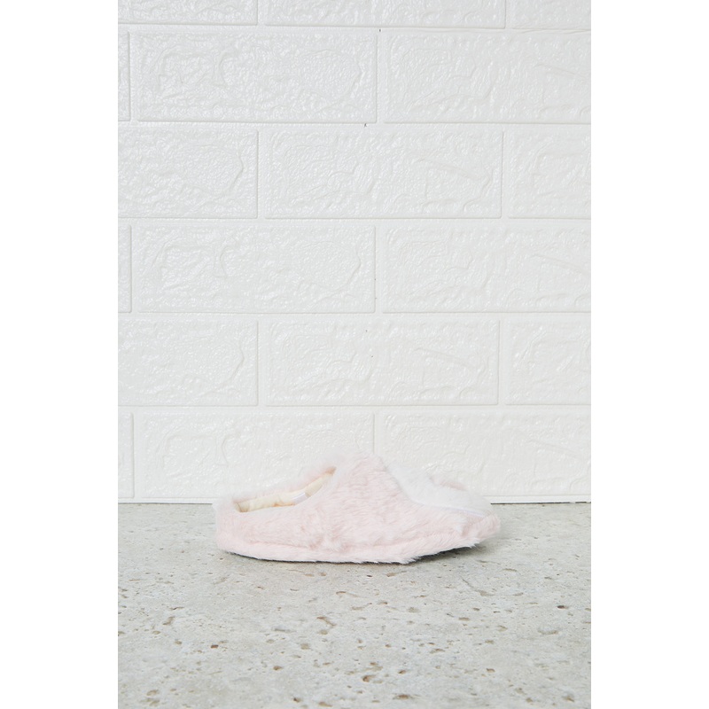 Girls Pink Swan Detail Slipper