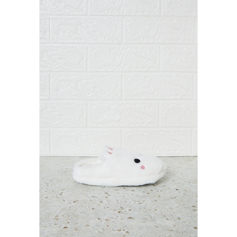Girls White Bunny Slipper|Small|Medium|Large