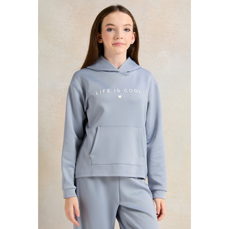 Senior Girls Blue Hooded Sweatshirt