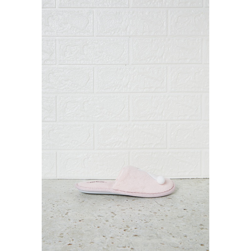 Senior Girls Pink Bunny Slipper