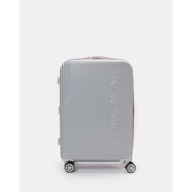 Grey Nautica Soft Luggage Trolley (24 Inch)