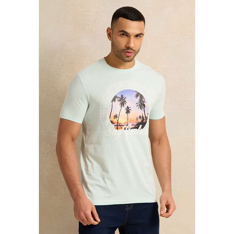 Men Mint Printed T-Shirt|Small|Medium|Large|X-Large|XX-Large