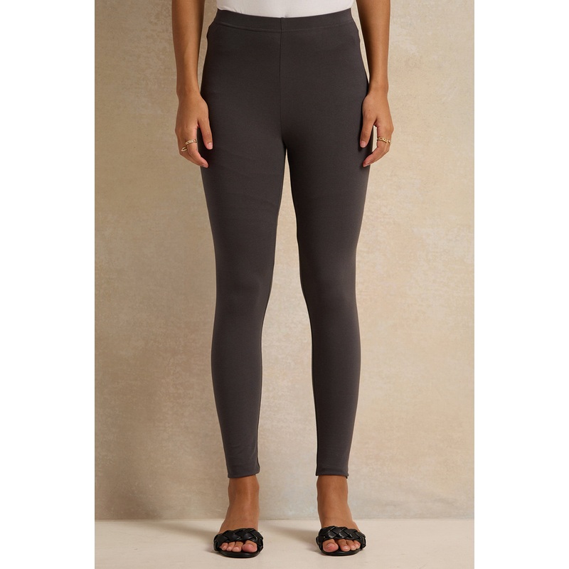 Women Charcoal Solid Legging|UK8|UK10|UK12|UK14|UK16|UK18