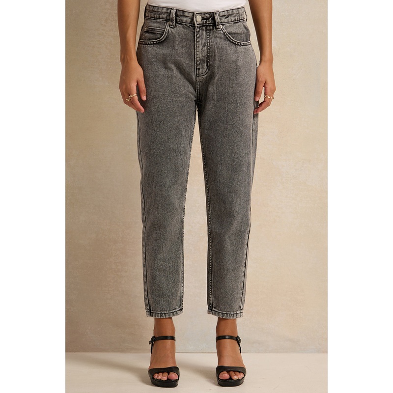 Women Grey Baggy Fit Jeans|UK8|UK10|UK12|UK14|UK16|UK18