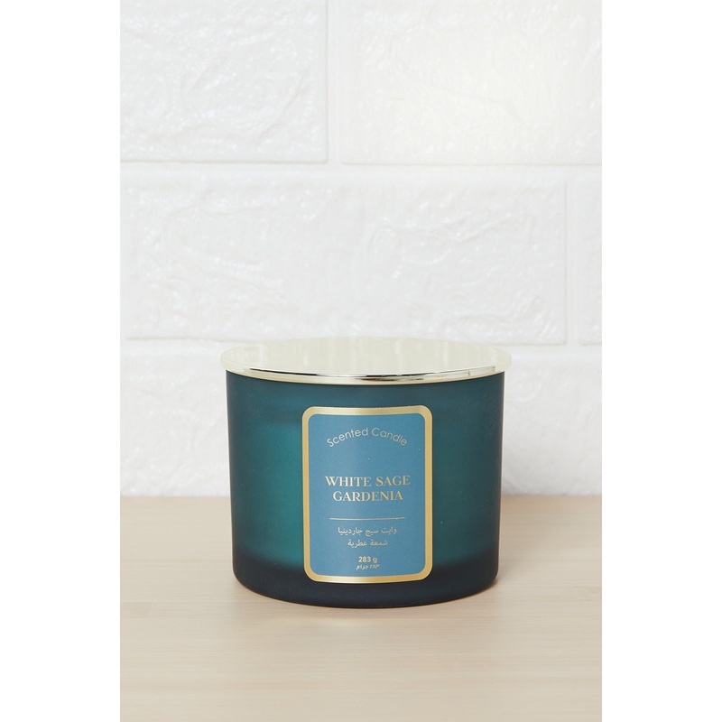 Green White Sage Gardenia Candle With Lid