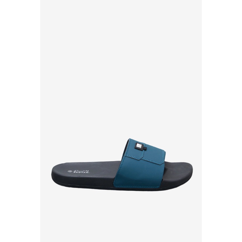 Men Teal Pocket Element Slide|EU40|EU41|EU42|EU43|EU44|EU45
