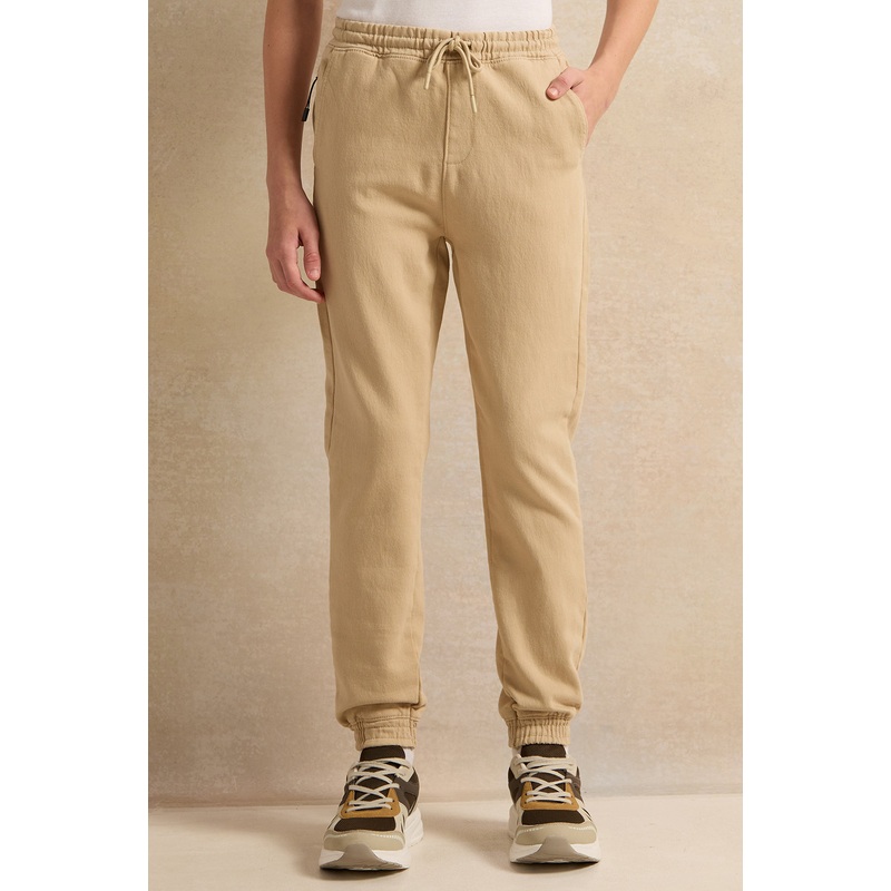 Senior Boys Beige Solid Jeans|8-9 Yrs (S)|9-10 Yrs (M)|11-12 Yrs (L)|13-14 Yrs (XL)|15-16 Yrs (XXL)