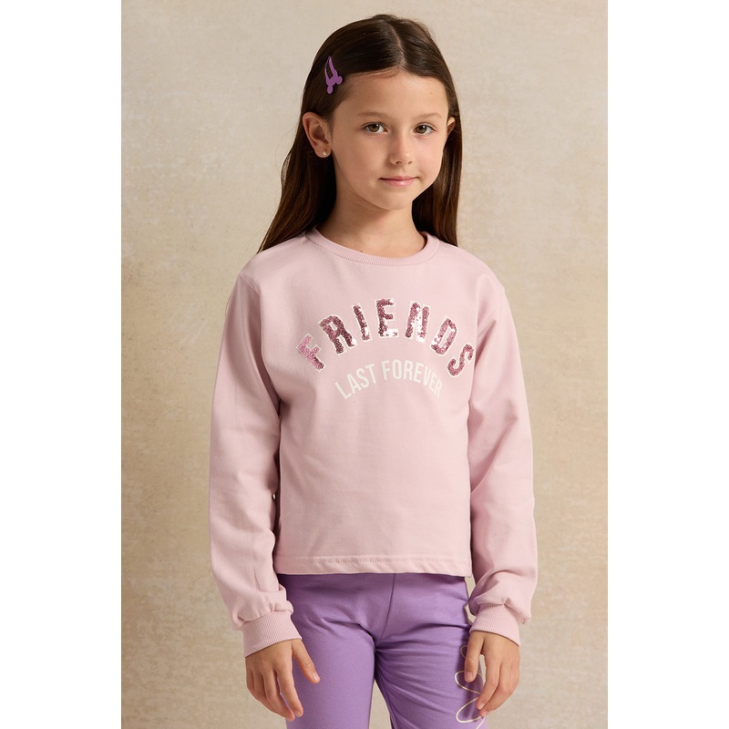 Girls Pink Friends Last Forever T-Shirt